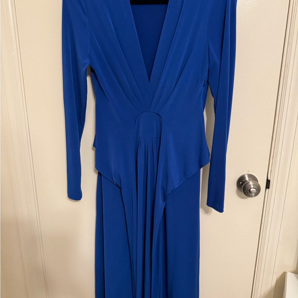 Michael Kors Royal Blue Long Sleeve Dress